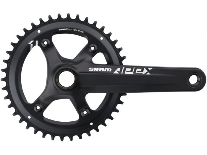 Шатуни SRAM Crank Apex 1 GXP 172.5 Black Зірка 42t X-SYNC