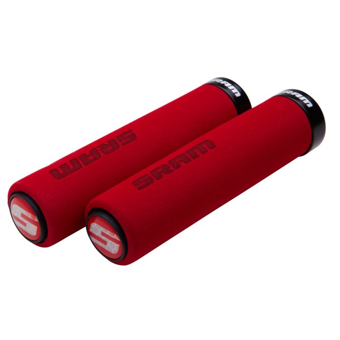 Грипсы SRAM LOCKING GRIPS FOAM 129 RED/BLK