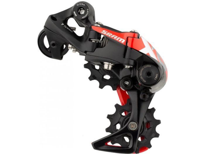 Задній Перемикач SRAM X01DH 7шв Short Cage Red 2020