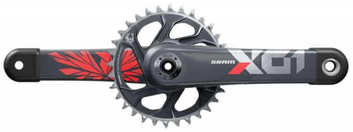 Шатуни SRAM set X01 Eagle DUB 12s 170 w Direct Mount 32T X-SYNC 2 Chainring Lunar Oxy (DUB Cups/Bearings not included) C2