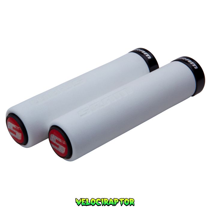 Грипсы SRAM LOCKING GRIPS FOAM 129 WHT/BLK