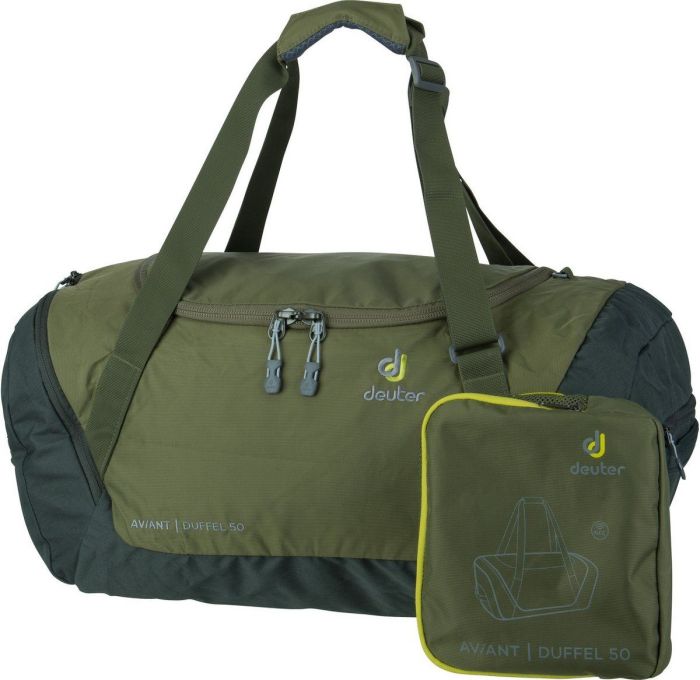 Сумка DEUTER Aviant Duffel 50 колір 2243 khaki-ivy