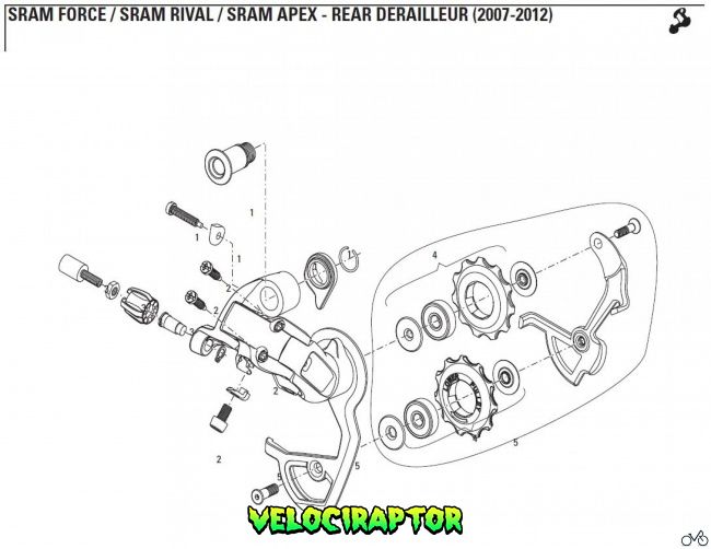 Сервисные запчасти FORCE MED RD CAGE/PULLEY COMPLETE KIT