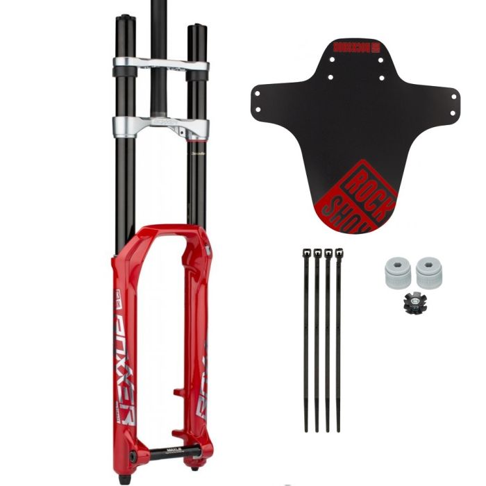 Вилка RockShox BoXXer Ultimate Charger2.1 R - 29", вісь Boost 20x110, 200mm, Червоний, 56 Offset DebonAir