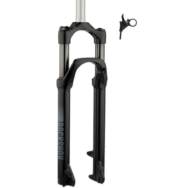 Вилка RockShox Judy Silver TK - Remote 27.5" 9QR 100mm Black Alum Str 1 1/8 42offset Solo Air (includes, Star nut & Right PopLoc Remote) A3