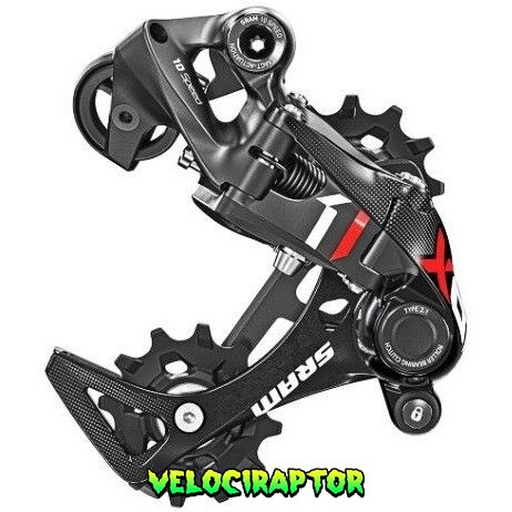 Переключатель - Задний X01 AM RD X01 DH 1X10SPD SHORT CAGE RED