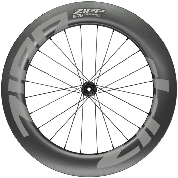 Колесо ZIPP 808 Firecrest Carbon Tubeless Disc Brake Center Locking 700c Front 24Spokes 12x100mm Standard Graphic A1