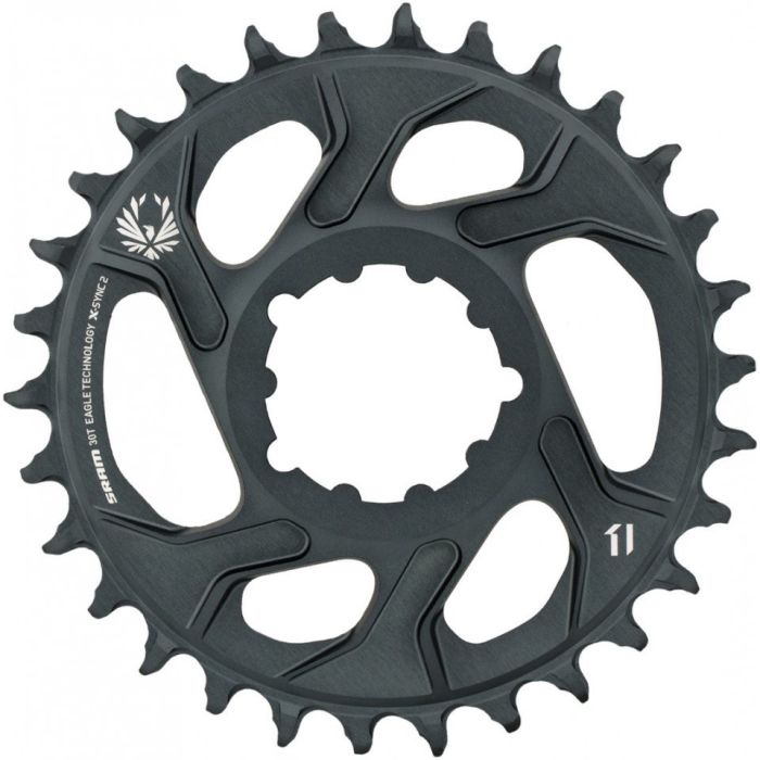 Зірка SRAM X-SYNC 2 30T Direct Mount 6mm Offset Eagle Lunar Grey